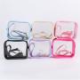 Wholesale Transparent PVC Messenger Bag Customized Fashion Chain Shoulder Clear Women Clear Crossbody Bag