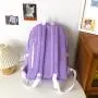 Fashion customized nylon Ita bag clear transparent girls shoulder backpack bag