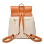 Large Capacity 2024 New Anti Splash Premium High Quality PU Student School Bag Famous Women's Retro Print Design Backpack