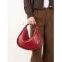 New niche design leather simple and high-end single shoulder crossbody versatile women's bag