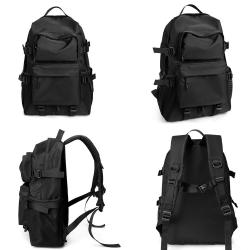 ZF103 Shoulder Bag Men College High School Students Schoolbag Travel Leisure Bag Female Oxford Cloth Waterproof Wear-resistant
