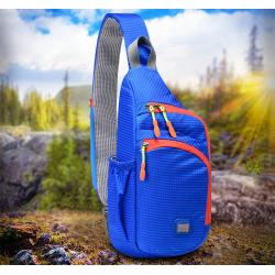 ZR665 Unisex Chest Bag Waterproof Shoulder Bag Sports Travel Crossbody Leisure Solid Color Business High Quality Bag Print logo