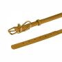 Premium Cowhide Rolled Leather Dog Collar Durable Round Rope Collars for Small Medium Large Dogs Puppy Cat
