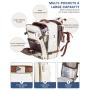 LOVEVOOK 17 inch Carry on Laptop Backpack 40L TSA Personal Item 4 in 1 Large Capacity Business Travel Backpack with Toiletry Bag