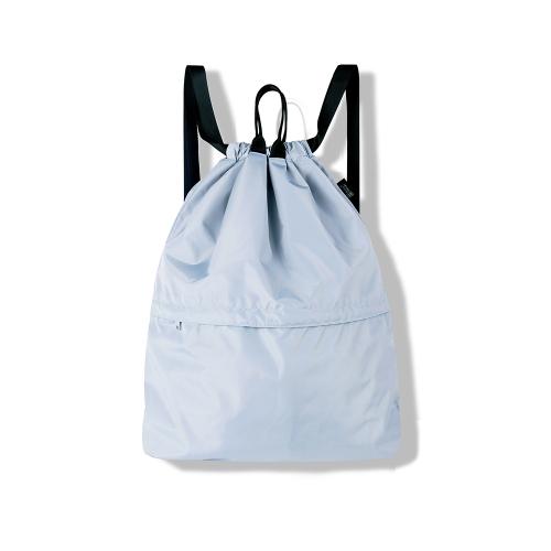 High Quality Custom Adjustable Waterproof Polyester Gym Drawstring Bag With Zipper Pocket
