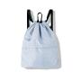 High Quality Custom Adjustable Waterproof Polyester Gym Drawstring Bag With Zipper Pocket
