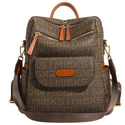Large Capacity Soft Leather Style Retro Backpack 2023 New Trend Korean Version Fashionable And Minimalist Backpack Travel Bag