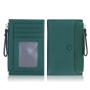 Fashionable Card Holder Wallet Classic Luxury ID Window RFID Blocking Bifold Credit Card Holder with Zipper Coin Pocket
