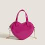 wholesale 2024 new cute girls Candy pvc chain small bags Heart shaped  fashion handbags for women