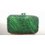 Luxury Crystal Gown Bags Lady 2 leaves Evening HandBags dress Clutch Purse Party Dinner Bag for Women  sac tendance 2024