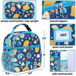 Kid Lunch Cooler Tote for School Picnic Travel Outdoor Customized Pattern Kids Lunch Bag for Boys Girls