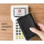 ZF232 RFID Anti-theft Brush Carbon Fiber Men Wallet Card Case Short Multifunctional Money Clip Daily Convenient