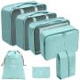 wholesale custom compression packing cubes suitcase organizer travel accessories compression bags set