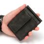 CUIKCA Mens Wallets HF015 Slim Card Holder Metal Money Clip Rfid Wallet Coin Case