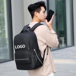 wholesale custom logo luxury mens travel compact bagpack school computer multifunction smart laptop backpacks bag