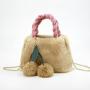 Fashion Ladies Shoulder Bags 2024 Hot Selling Fashion Latest Lady Luxury Women's Handbags With Hair Ball