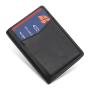 Factory Wholesale Leather Metal Business Card Holder Pop Up Card Holder Aluminum Wallet