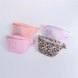 Keymay RTS Fast Shipping Candy Color Inner Zipper Pocket Waterproof Nylon Outdoor Waist Bag Running Fanny Pack Nylon Waist Pack