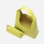 Fashionable New Design One-Shoulder PU Bucket Tote Bag Women Simple Vintage Style Zipper Closure Letter Decoration All Seasons