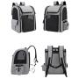 KBW705 Pet Carrier Backpack Large Cat Carrier Backpacks Dog Backpack Carrier Breathable Mesh Great for Travel Hiking