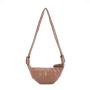 Croissant 2024 New Small Leather Commuting Large Capacity Single Shoulder Crossbody Bag Dumpling Bag