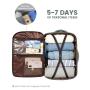 LOVEVOOK Travel Backpack for Women, 40L Carry On Backpack Flight Approved, Waterproof Personal Item Travel Bag Fits 17.3 Laptop