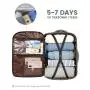 LOVEVOOK Travel Backpack for Women, 40L Carry On Backpack Flight Approved, Waterproof Personal Item Travel Bag Fits 17.3 Laptop
