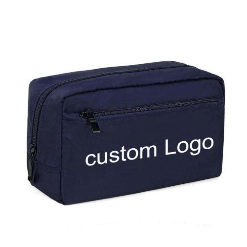 Custom Logo Waterproof Cosmetic Bags Handy Toiletry Makeup Pouch Organizer Case