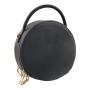 Casual Saffiano Leather Women Shoulder Bags Purse Round Crossbody Bags