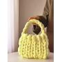 Handwoven fashionable solid color large capacity handbag carteras para mujer 	 sac a main