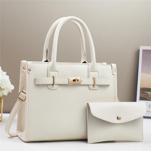 New wholesale luxury leather fashion quilted leather shoulder bags set luxury women's large capacity purses and handbags 2024