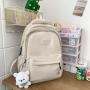 2023 New Women's High Capacity Nylon Backpack Korean Fashion Campus Nylon Backpack For Girl Fashion Women Bag