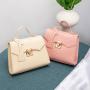 Crocodile Pattern  Bag 2022 New Fashion Simple Handbag Korean Retro Fashion Pu One Shoulder Small Square Bag