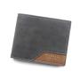 ZR005 English-style Hinge Gilded Printing Men's Purse Short Frosted Multi-card Large Capacity Lightweight Convenient Clip Bag