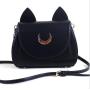 Sailor Moon designer cute leather shoulder bag custom Ita bag Lolita cat ears crossbody bag for women