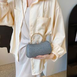 Personalized Chain Brilliant Diamond Bag for Women's 2024 New Handbag with Texture Unique Mini Sling Shoulder Crossbody