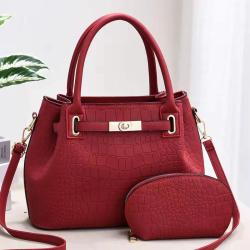 Factory Direct Wholesale Women'S Handbags 2-Pcs Set Logo Animal Printed Bags Women Handbags Ladies