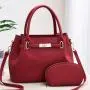 Factory Direct Wholesale Women'S Handbags 2-Pcs Set Logo Animal Printed Bags Women Handbags Ladies