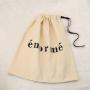 Super Soild Recyclable Cotton Twill Dust Bag For Handbag Packing Natural Custom Logo Printed Cotton Dust Shopping Shoe Pouch