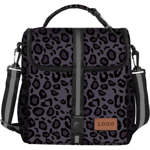 Lunch Bags for Women Leakproof Insulated Floral Lunch Box with Adjustable Shoulder Strap Reusable Zipper Cooler Tote Bag