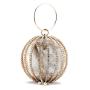 New Metal Hollow Handheld Diamond Ball Evening Bag