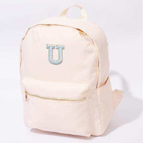 Kawaii kids Gift Picnic Nylon Waterproof Backpack Cartoon DIY Toddler Bags school bag with Letter Patch