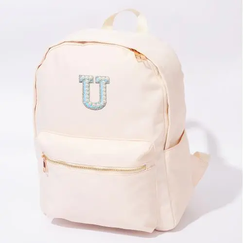 Kawaii kids Gift Picnic Nylon Waterproof Backpack Cartoon DIY Toddler Bags school bag with Letter Patch