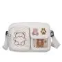 Lovely Bear Design Ita Bag Canvas Ita Bag school bags with a little ita compartment to display pins