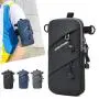 ZR910 New Arm Bag Men's PU Fitness Wrist Bag Leisure Letters Waterproof Portable Outdoor Sports Running Phone Waist Bag