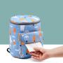 HR307 Hot Selling New Cylinder Stroller Fashionable Storage Bag Portable Lightweight Mommy Storage Bag Hanging Waterproof Bag