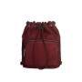 High Quality Custom Nylon Drawstring Bucket  Mini Green Waterproof Bag For Women Girl Backpack