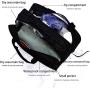 Gelory Wet Dry Separated Sports Cosmetic Wash Hand Bag Travel Toiletry Bag Waterproof Storage Sundries Beach Bag