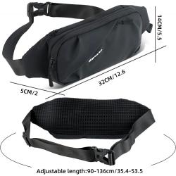 Gelory Women Men Waist Bag Factory Direct Supply Waterproof Chest Bag Lightweight Casual Fanny Pack For Running Cycling Fitness