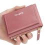 OEM062 Slim Women Wallets Leather Coin Purse Short Classic PU Leather Wallet As Gift Small ID Credit Card Holder